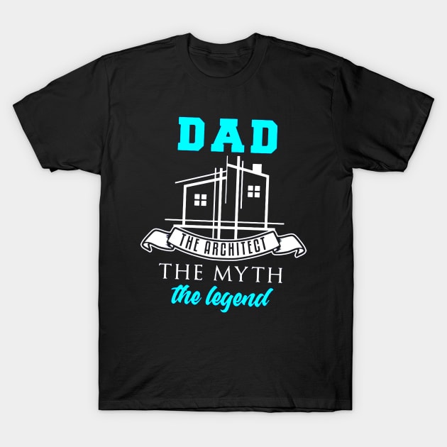 Architect Dad T-Shirt by ryu_design